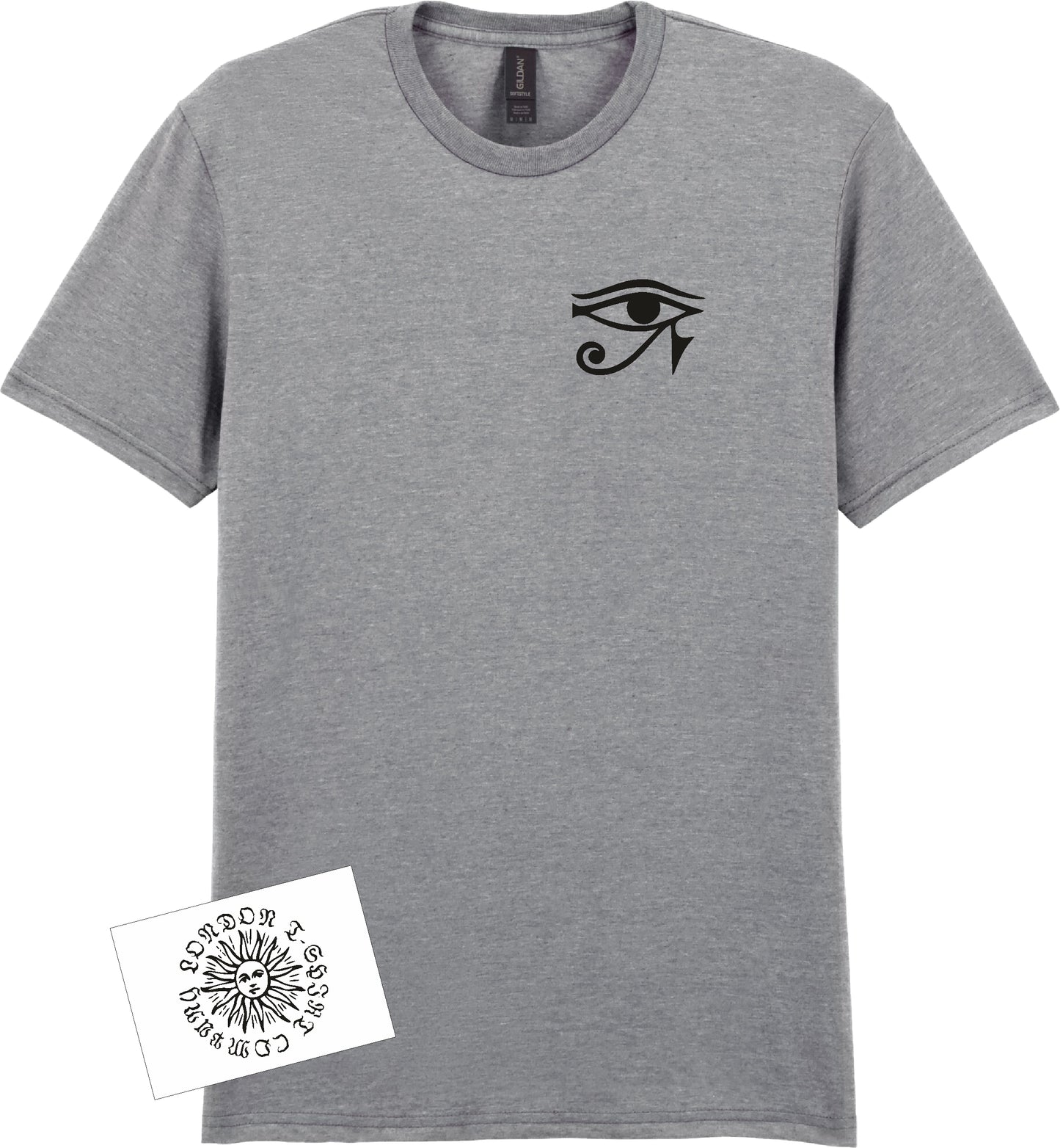 Eye Of Ra Pocket Logo T-Shirt - Egyptian Symbol, Various Colours