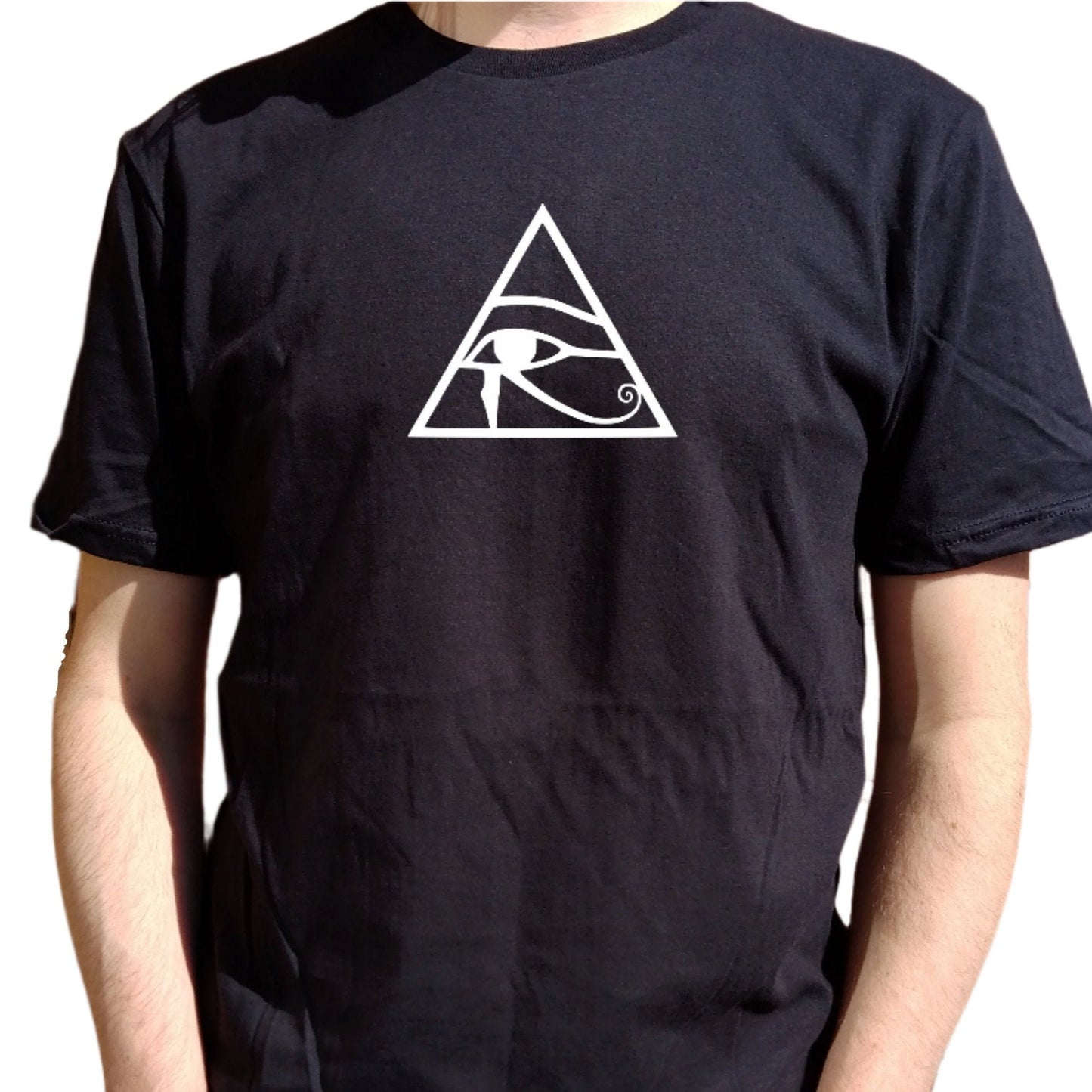Eye Of Horus T-Shirt - Egyptian Triangle Symbol, The Eye of Ra, Various Colours
