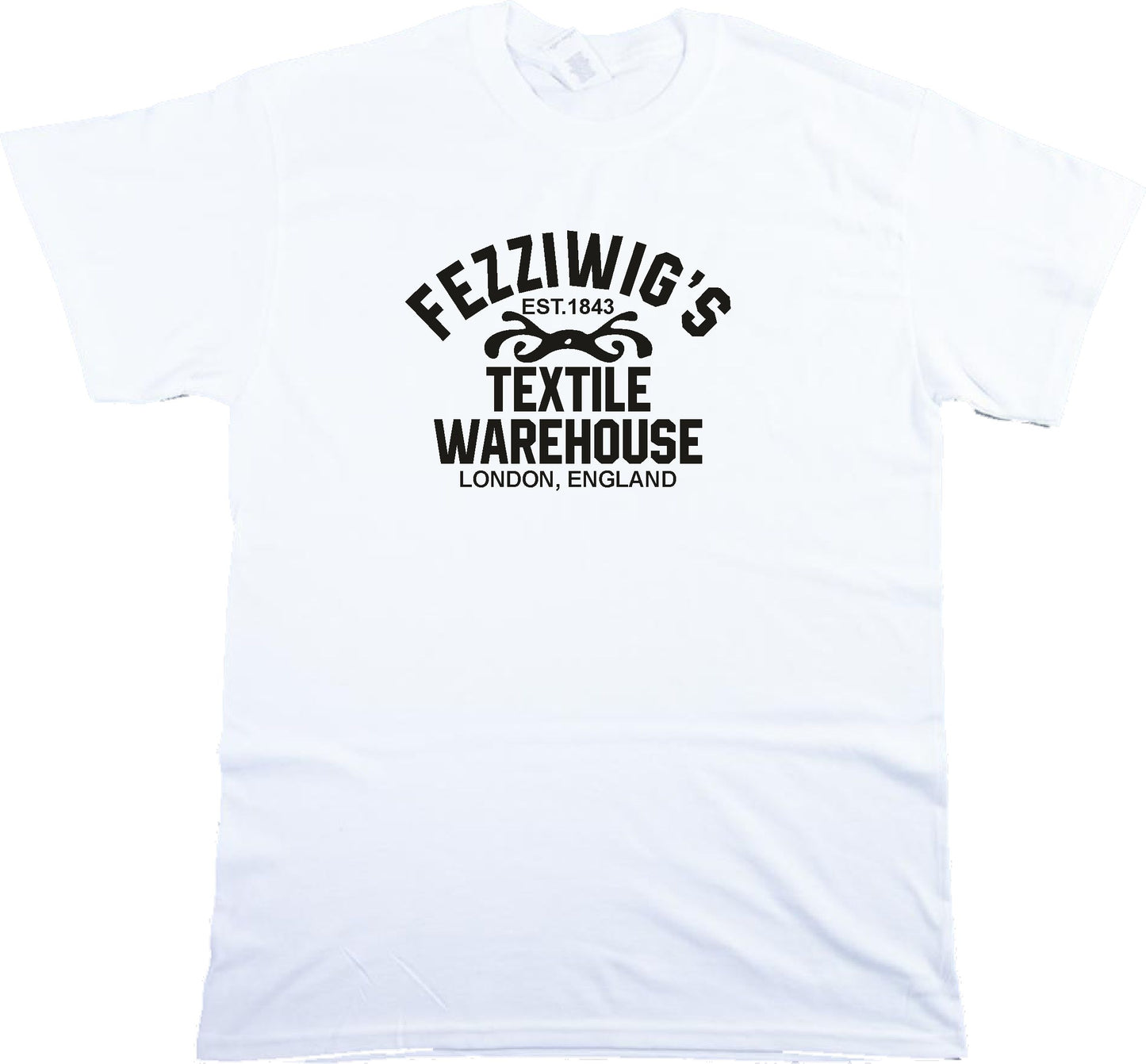 Fezziwig's Warehouse T-Shirt - A Christmas Carol, Charles Dickens, Gift, Various Colours