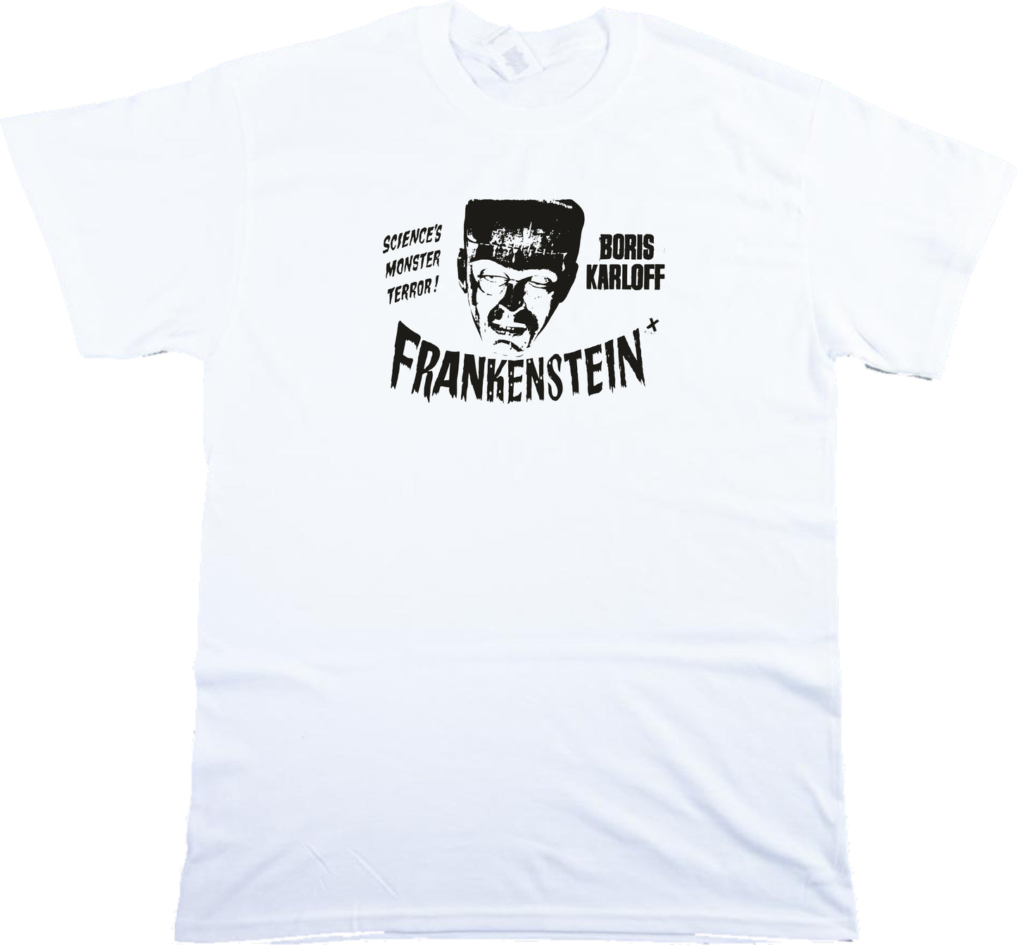 Frankenstein Retro Horror Poster T-Shirt - Gothic, Various Colours