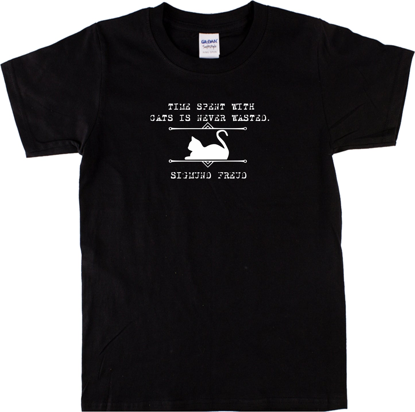 Sigmund Freud Cat Quote T-Shirt - Cats Lover Gift, Various Colours