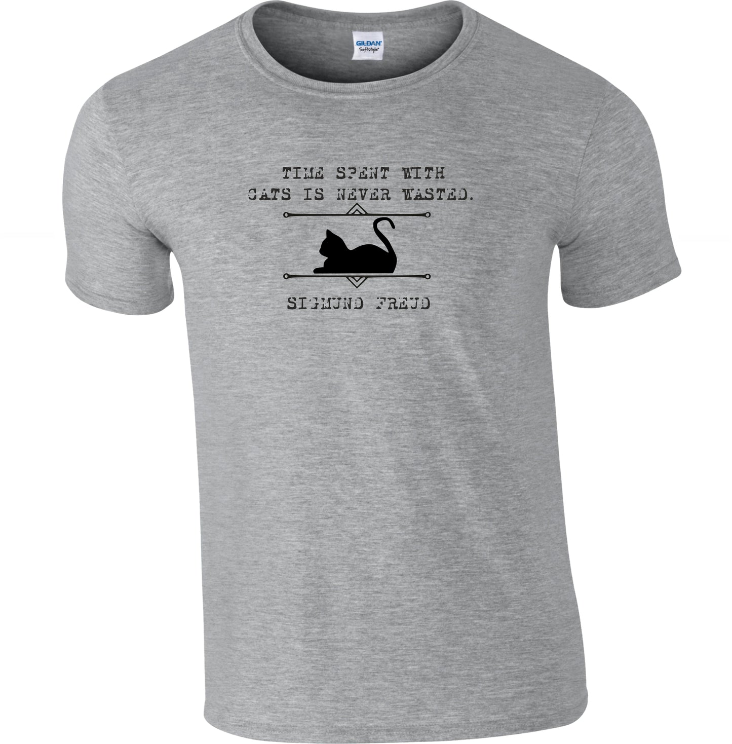 Sigmund Freud Cat Quote T-Shirt - Cats Lover Gift, Various Colours