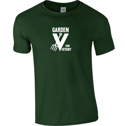 Garden For Victory T-Shirt - Retro 40s Gardening, WW2, Various Colours