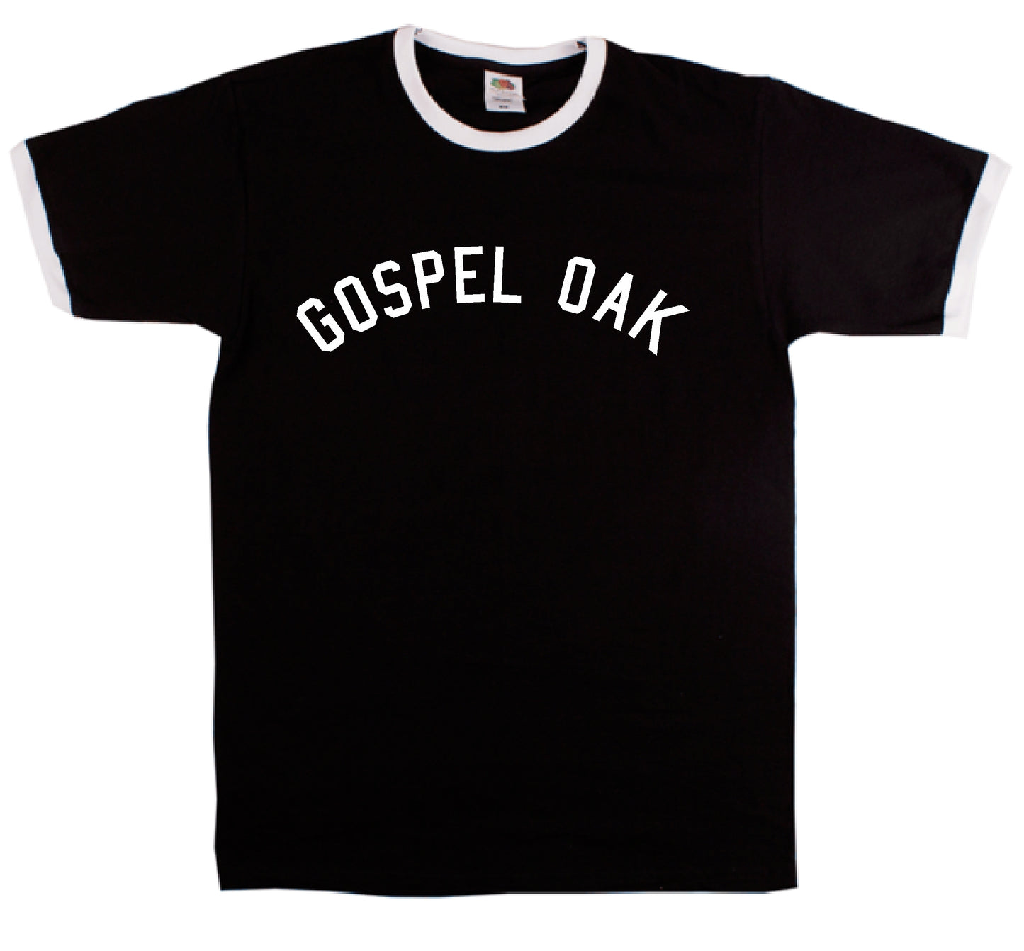 Gospel Oak, Ringer T-Shirt - Retro Style, London Souvenir Gift Top, Various Colours