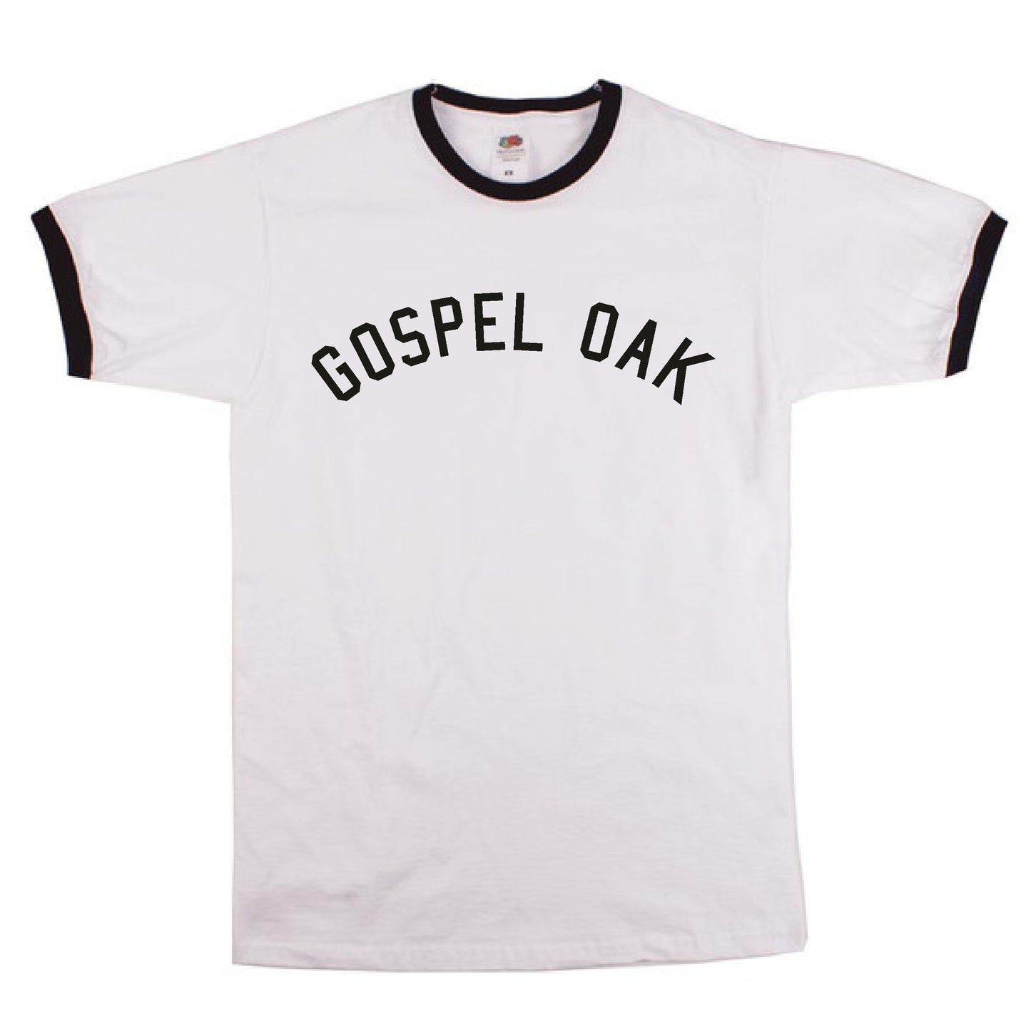 Gospel Oak, Ringer T-Shirt - Retro Style, London Souvenir Gift Top, Various Colours