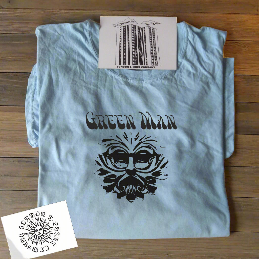 Green Man T-Shirt - Woodlands, Woodwose, Barleycorn, Folklore Symbol, Various Colours