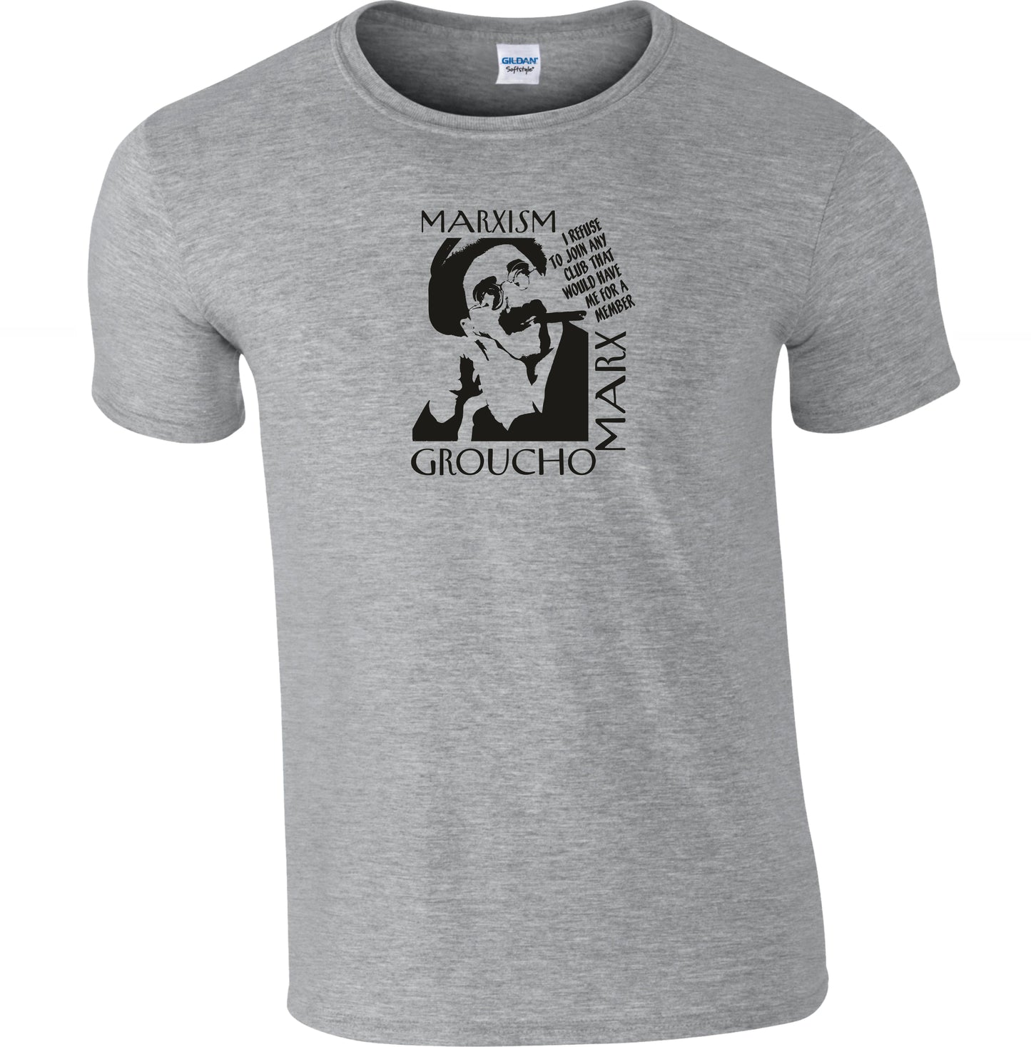 Groucho Marx Marxism T-shirt -Quote, S-XXL, Various Colours