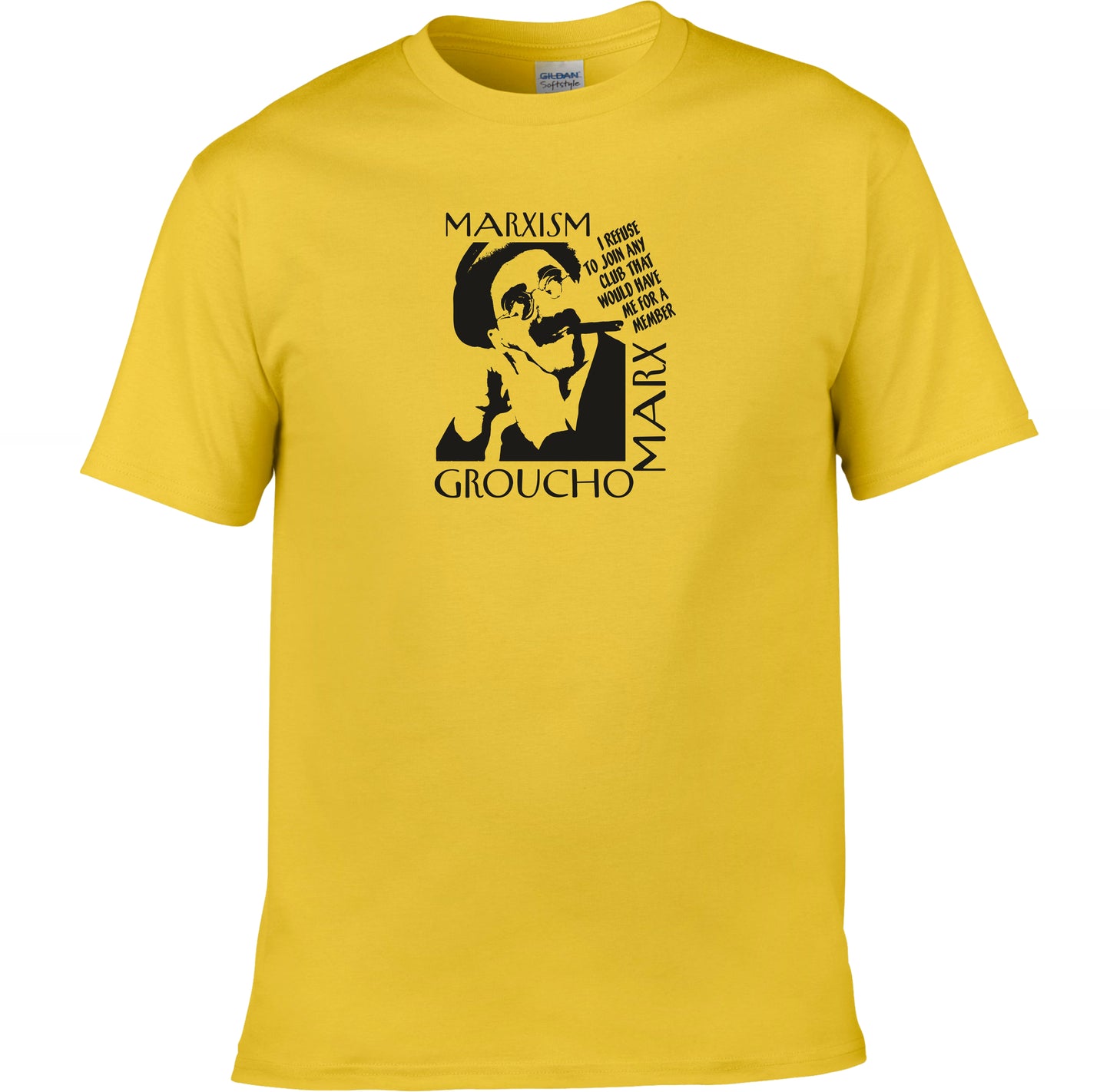 Groucho Marx Marxism T-shirt -Quote, S-XXL, Various Colours