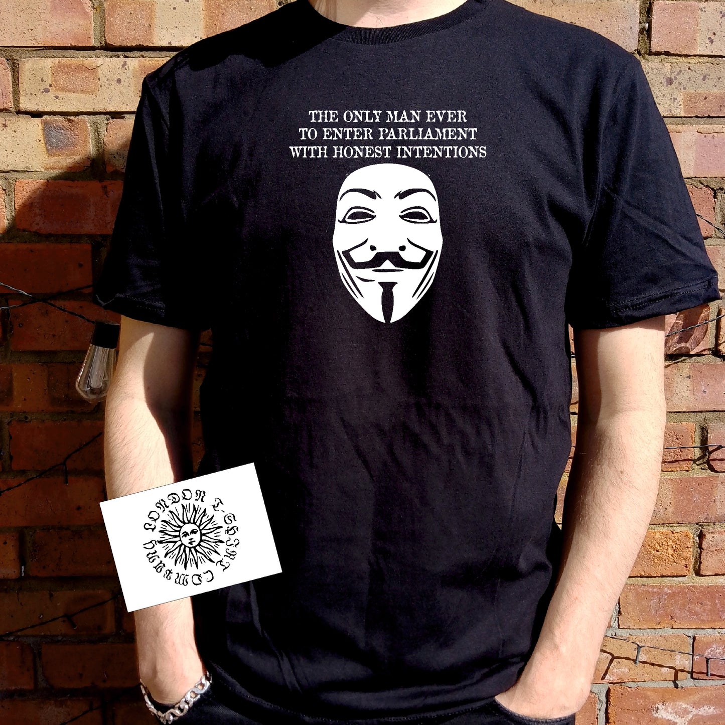 Guy Fawkes T-Shirt - Bonfire Night, Protest Tee, Fireworks, S-XXL