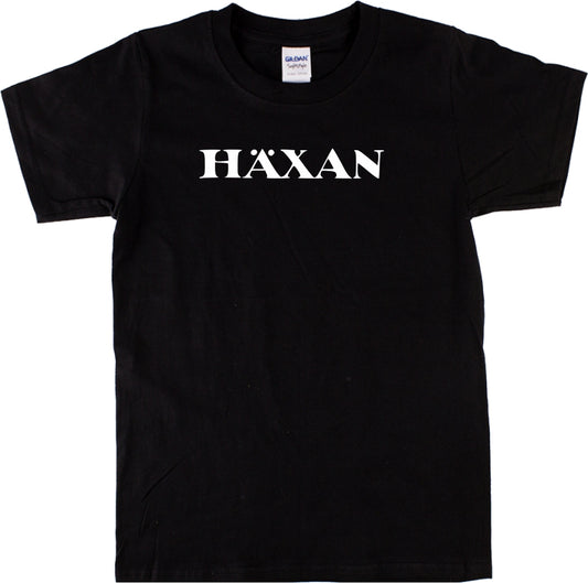 Haxan Logo T-Shirt - Retro 1920's Cult Horror Witchcraft Film