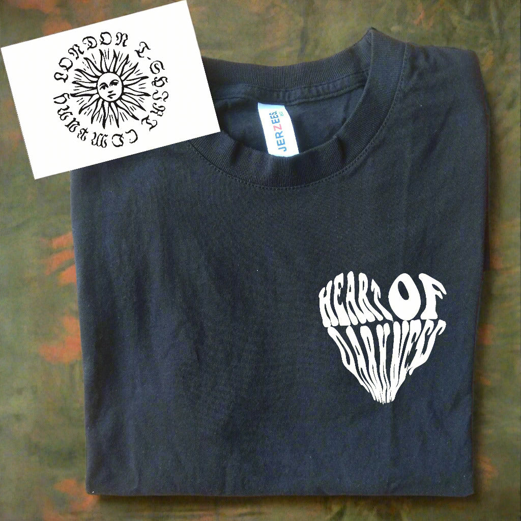 Heart Of Darkness Organic Cotton T-Shirt - Joseph Conrad, Apocalypse Now Inspired, S-XXL