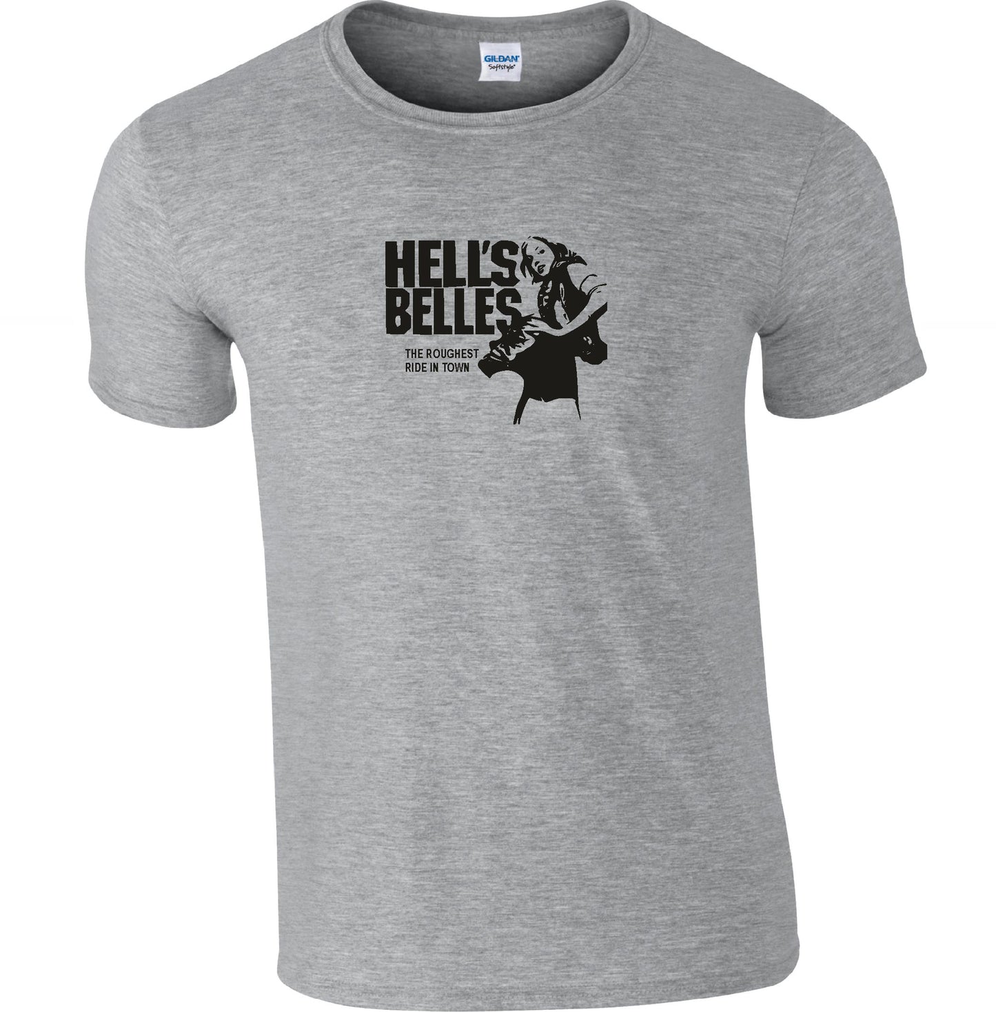 Hells Belles T-Shirt - 60s Cult Retro Biker Film, Various Colours