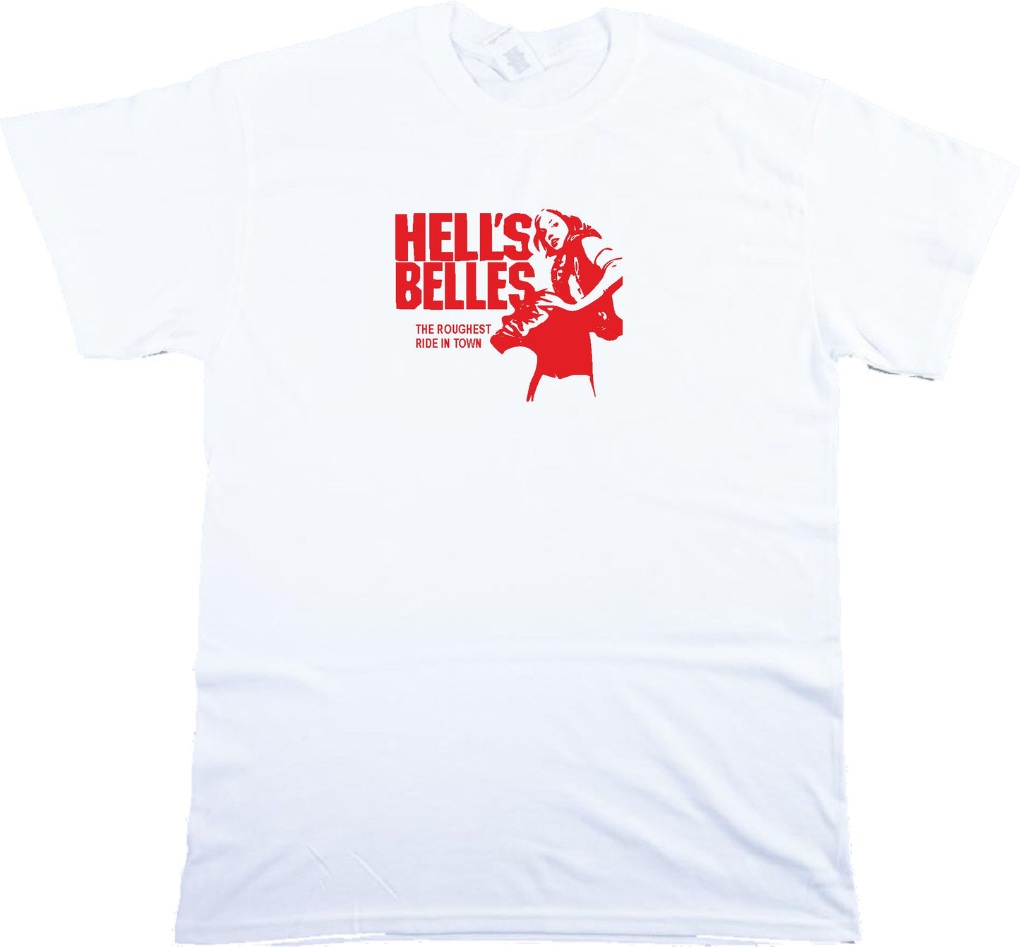 Hells Belles T-Shirt - 60s Cult Retro Biker Film, Various Colours