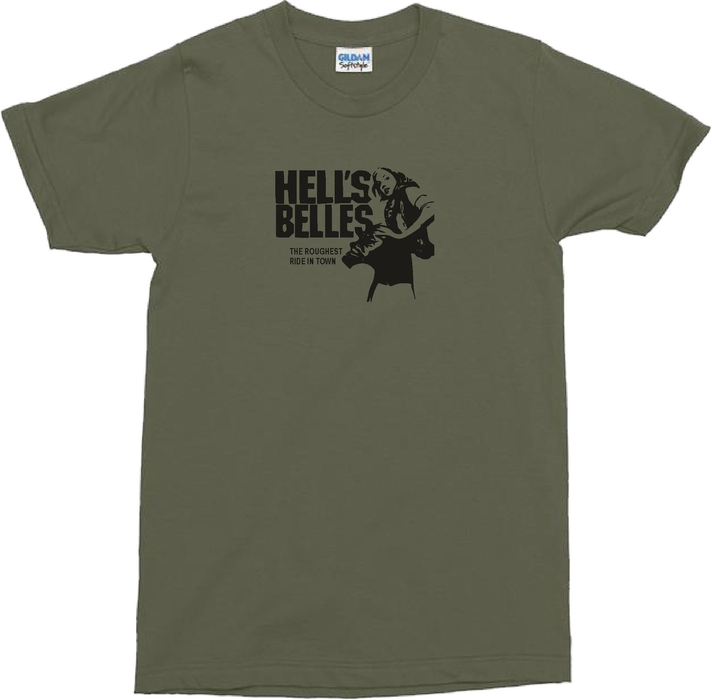 Hells Belles T-Shirt - 60s Cult Retro Biker Film, Various Colours