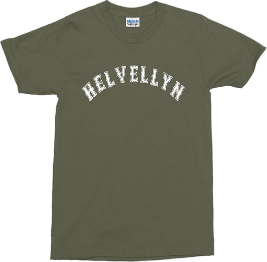 Helvellyn T-Shirt - Lake District, Mountain, England, Hiking, Various Colours