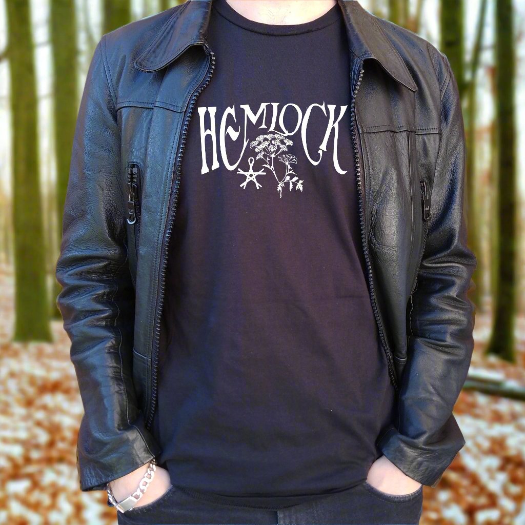 Hemlock T-Shirt - Plant Lore, Witchcraft, Gothic Botany, Various Colours