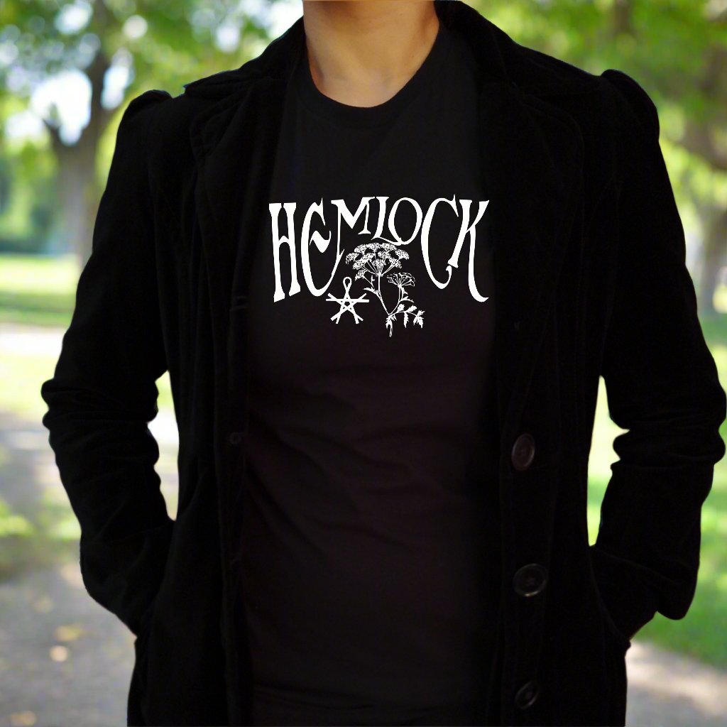 Hemlock T-Shirt - Plant Lore, Witchcraft, Gothic Botany, Various Colours
