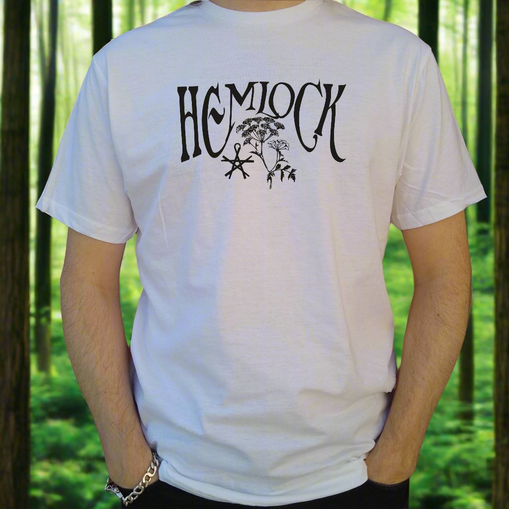 Hemlock T-Shirt - Plant Lore, Witchcraft, Gothic Botany, Various Colours