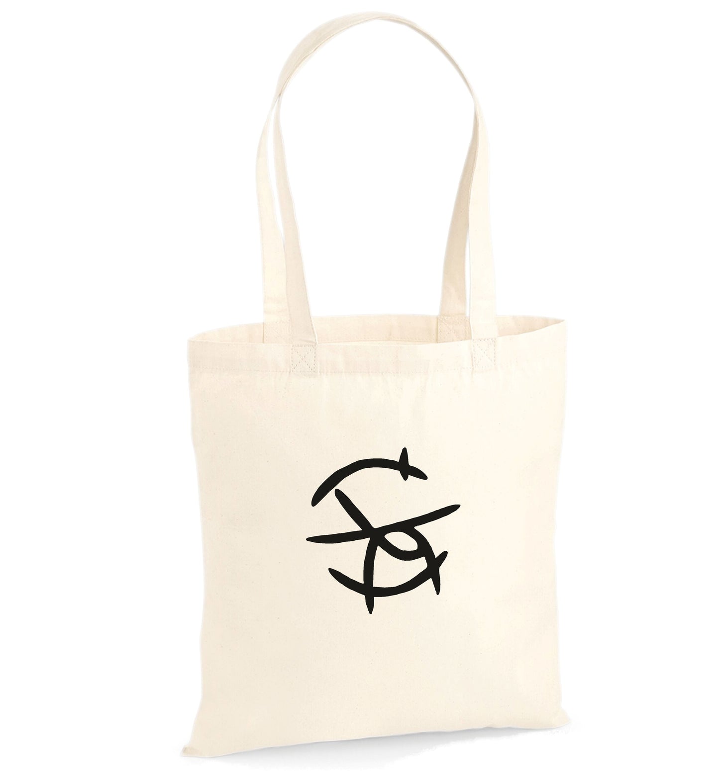 Heretic 'Mark Of Shame' Symbol Organic Cotton Tote Bag - Pagan, Goth, Punk