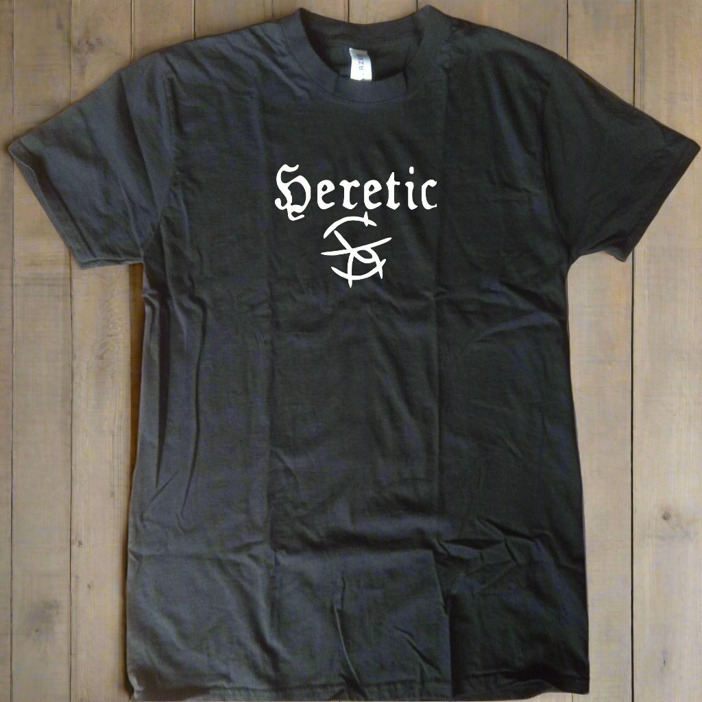 Heretic Organic Cotton T-Shirt - Mark Of Shame Symbol, Pagan, Punk, Rebel, S-XXL