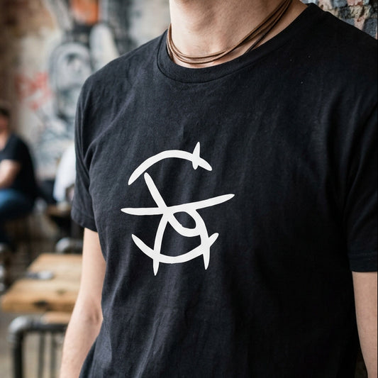 Heretic 'Mark Of Shame' Symbol Organic Cotton T-Shirt - Pagan, Goth, Punk, S-XXL