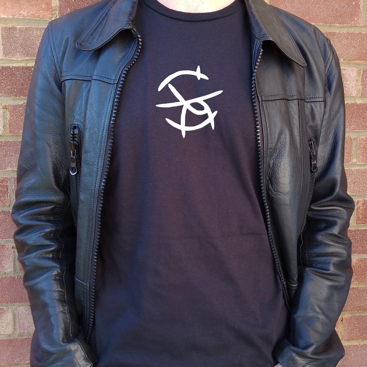 Heretic 'Mark Of Shame' Symbol Organic Cotton T-Shirt - Pagan, Goth, Punk, S-XXL