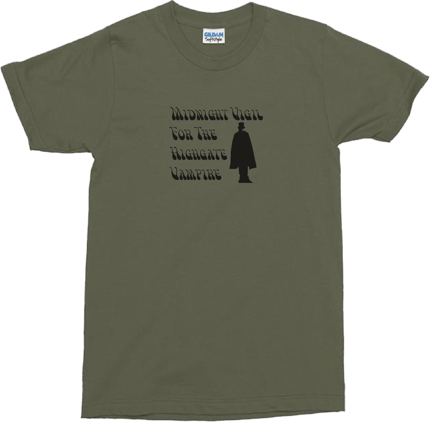 The Highgate Vampire T-Shirt - London Local Folklore Legend, Various Colours
