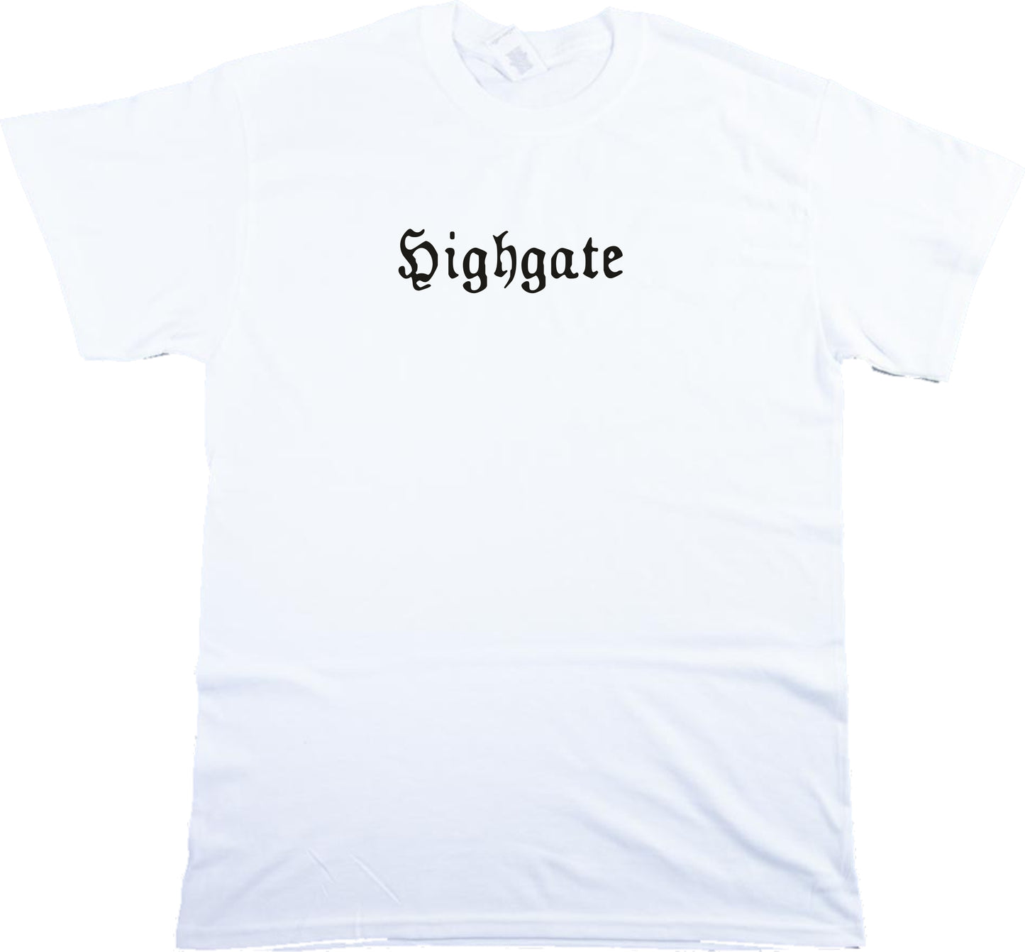 Highgate T-Shirt - Gothic London Souvenir, Horror, Supernatural, Various Colours