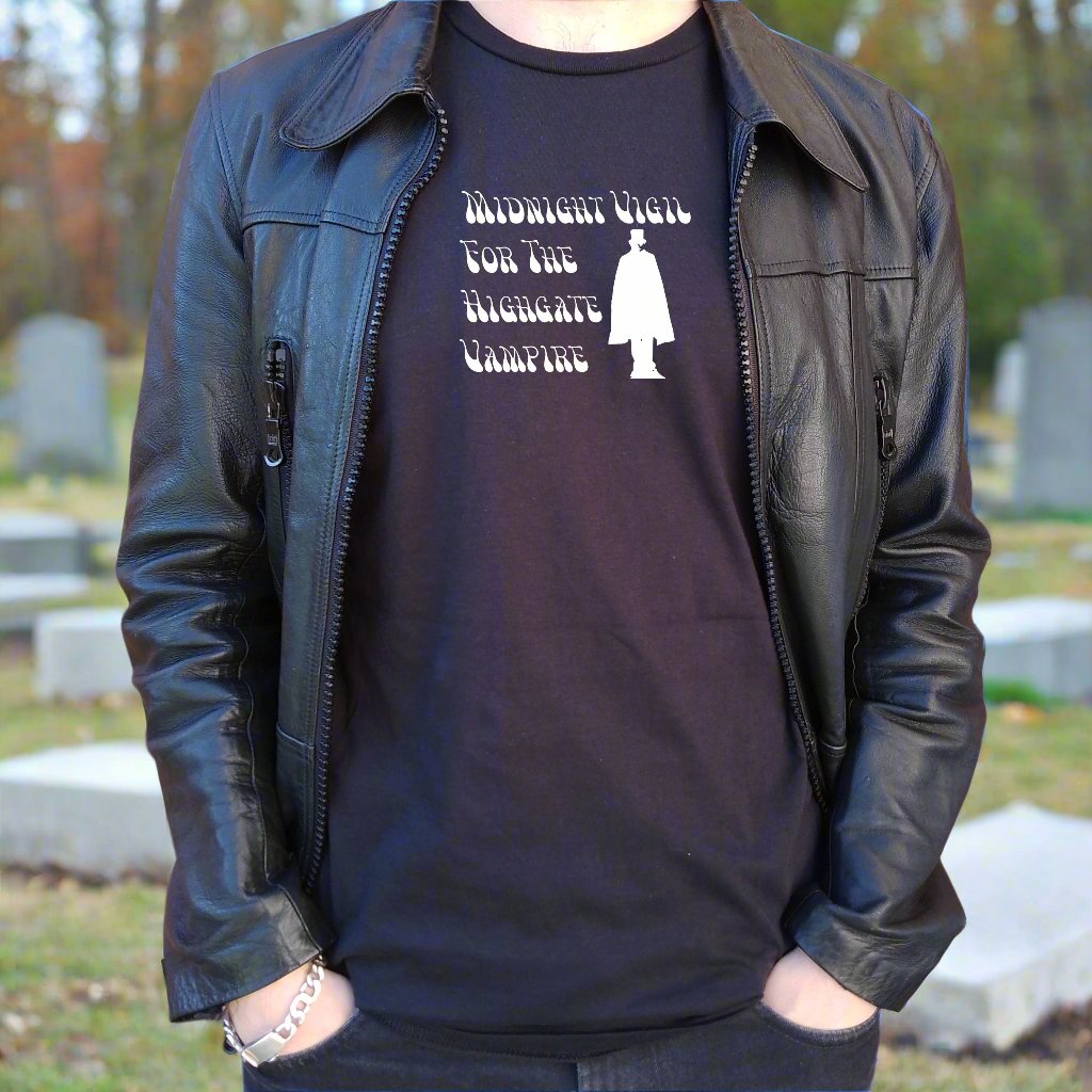The Highgate Vampire T-Shirt - London Local Folklore Legend, Various Colours