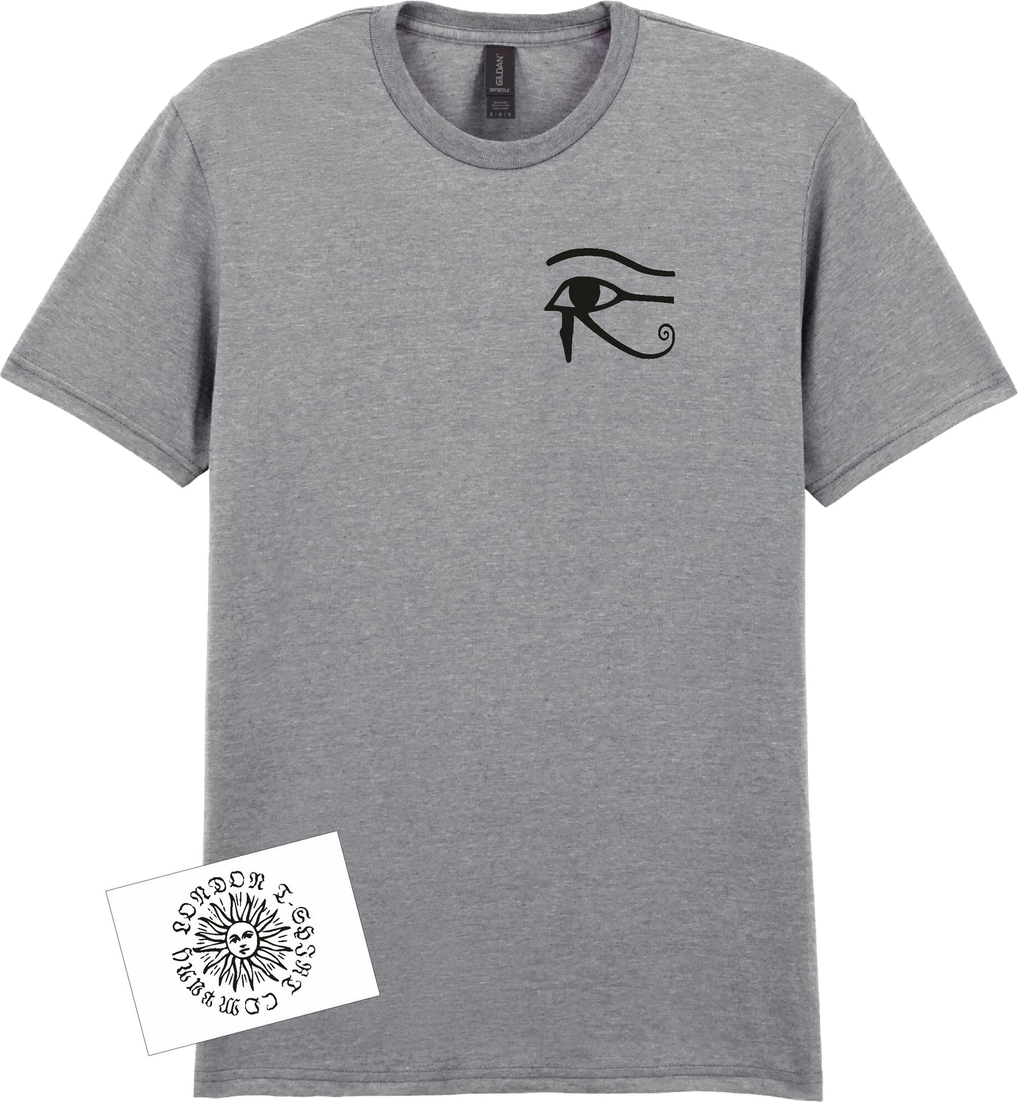 Eye Of Horus Pocket Logo T-Shirt - Egyptian Symbol, Various Colours