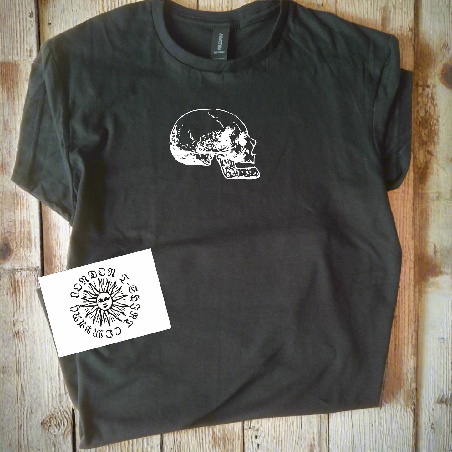 Human Skull T-Shirt - Cabinet of Curiosities, Gothic, Various Colours