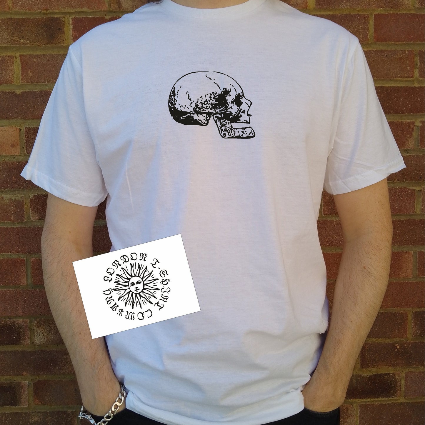 Human Skull T-Shirt - Cabinet of Curiosities, Gothic, Various Colours