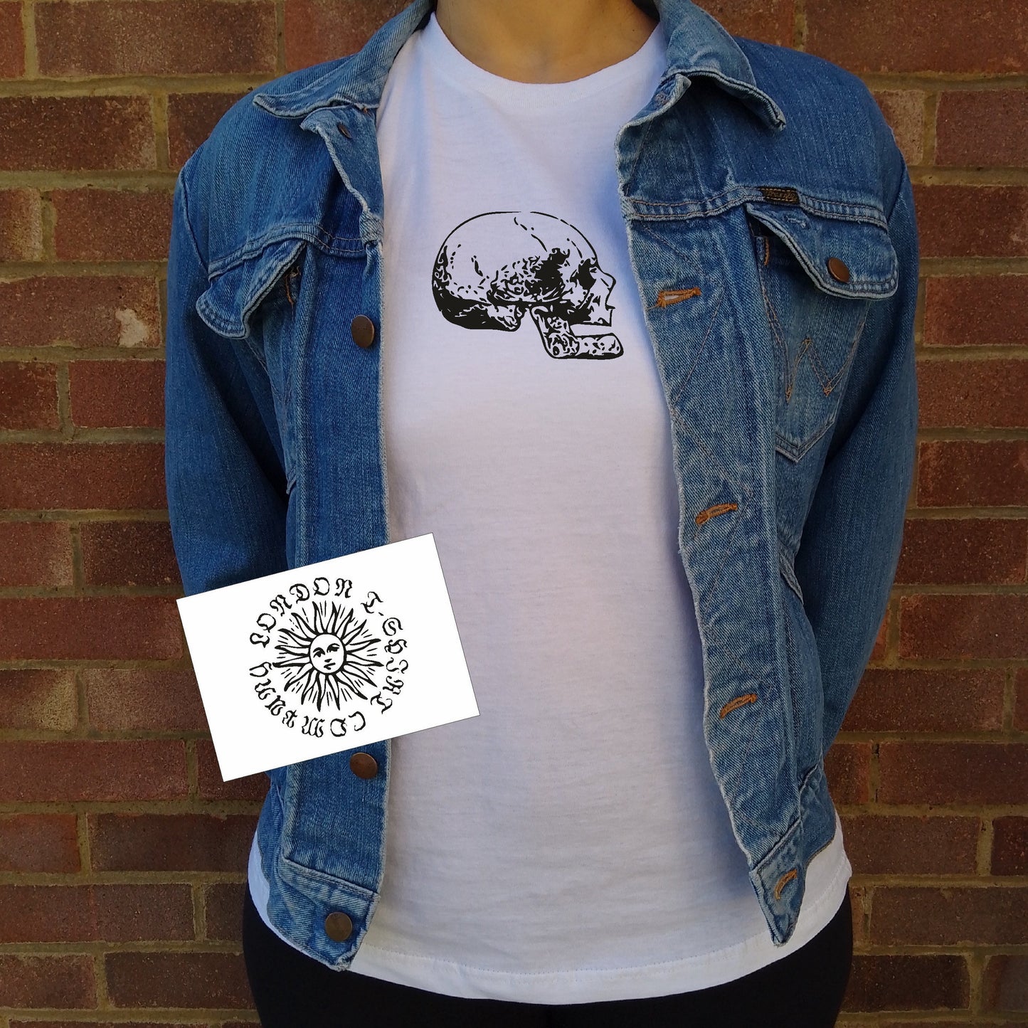Human Skull T-Shirt - Cabinet of Curiosities, Gothic, Various Colours