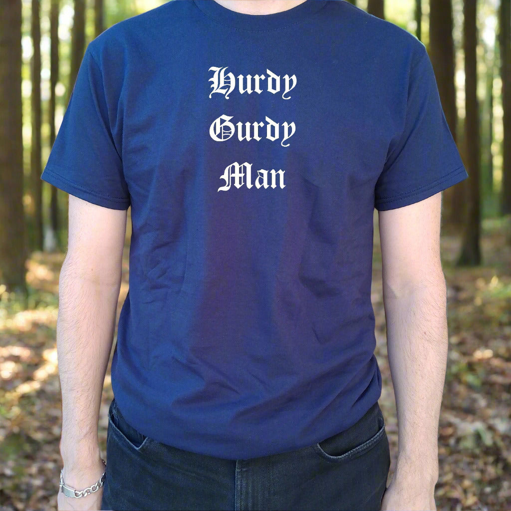 Hurdy Gurdy Man T-Shirt - Organic Cotton, Folk, Various Colours