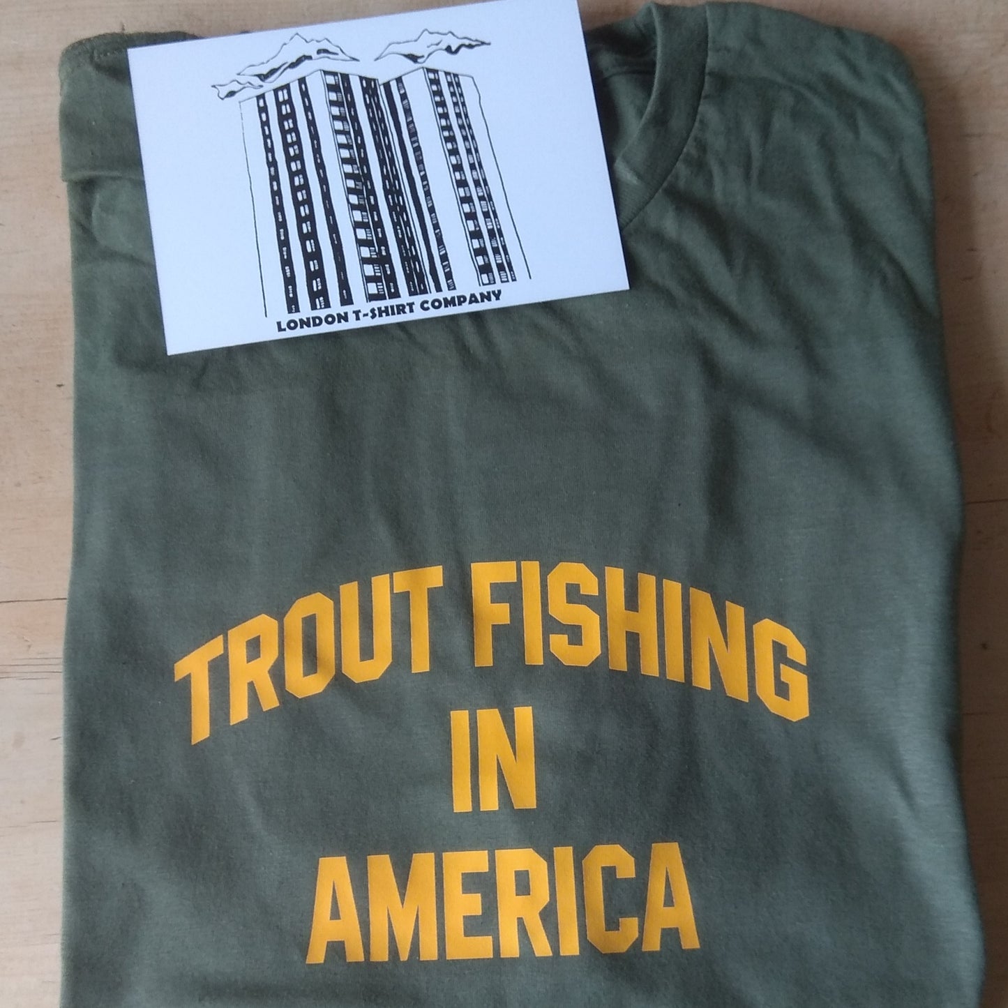 Trout Fishing In America T-Shirt - Richard Brautigan, Various Colours
