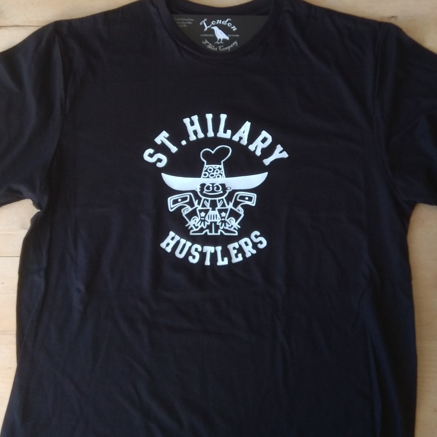 St Hilary Hustlers T-Shirt - Retro College Style, As Worn By Dee Dee Ramone, Punk Rock