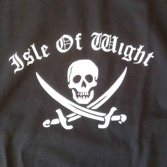 Isle Of Wight T-Shirt - UK, Souvenir, Skull, Island, S-XXL