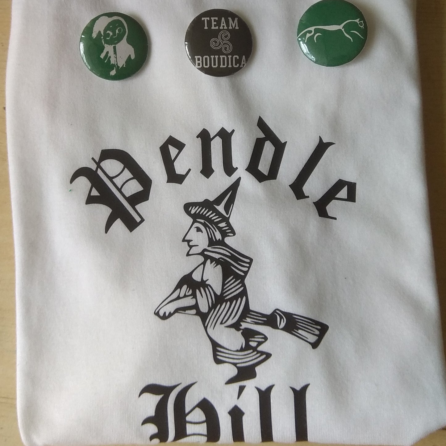 Pendle Hill T-Shirt - Witch Folklore, Lancashire Souvenir, Various Colours