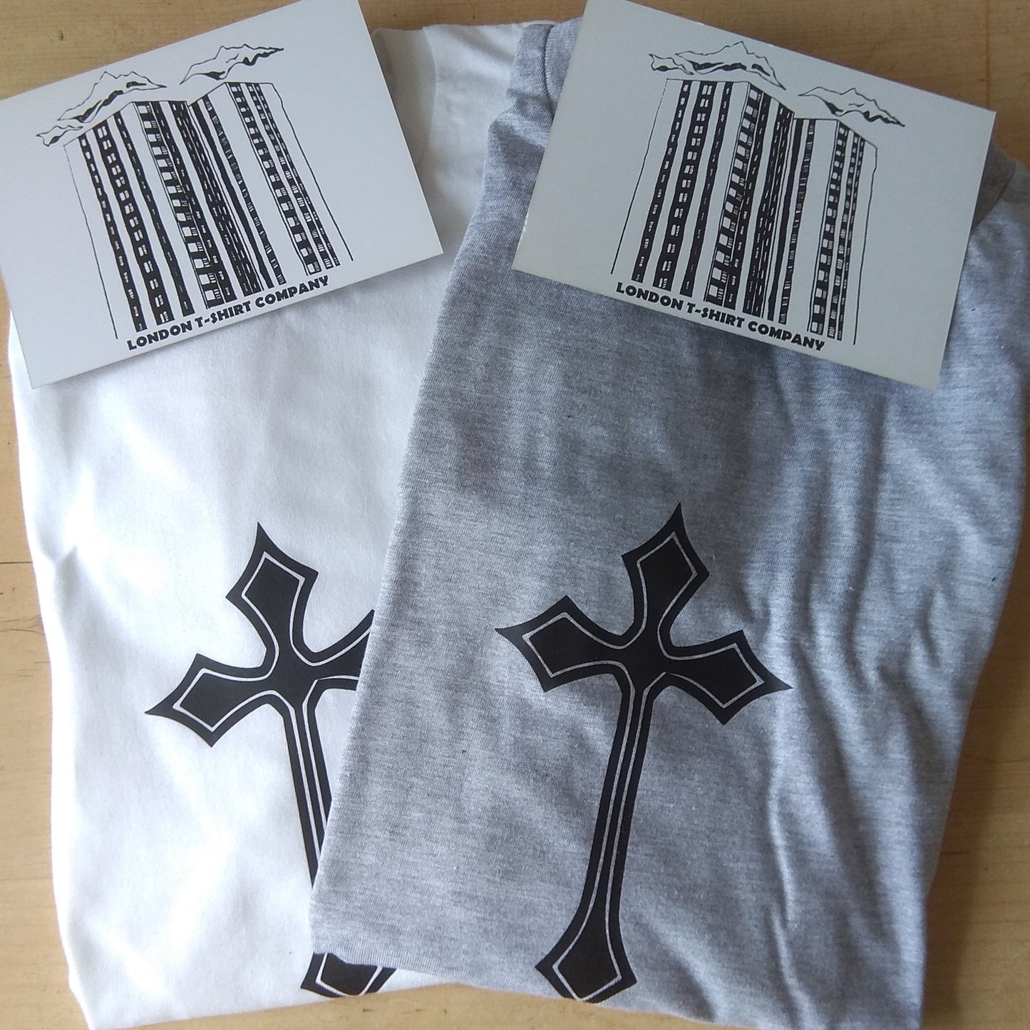 Gothic Cross T-Shirt - Crucifix, Wicca, Goth, Various Colours