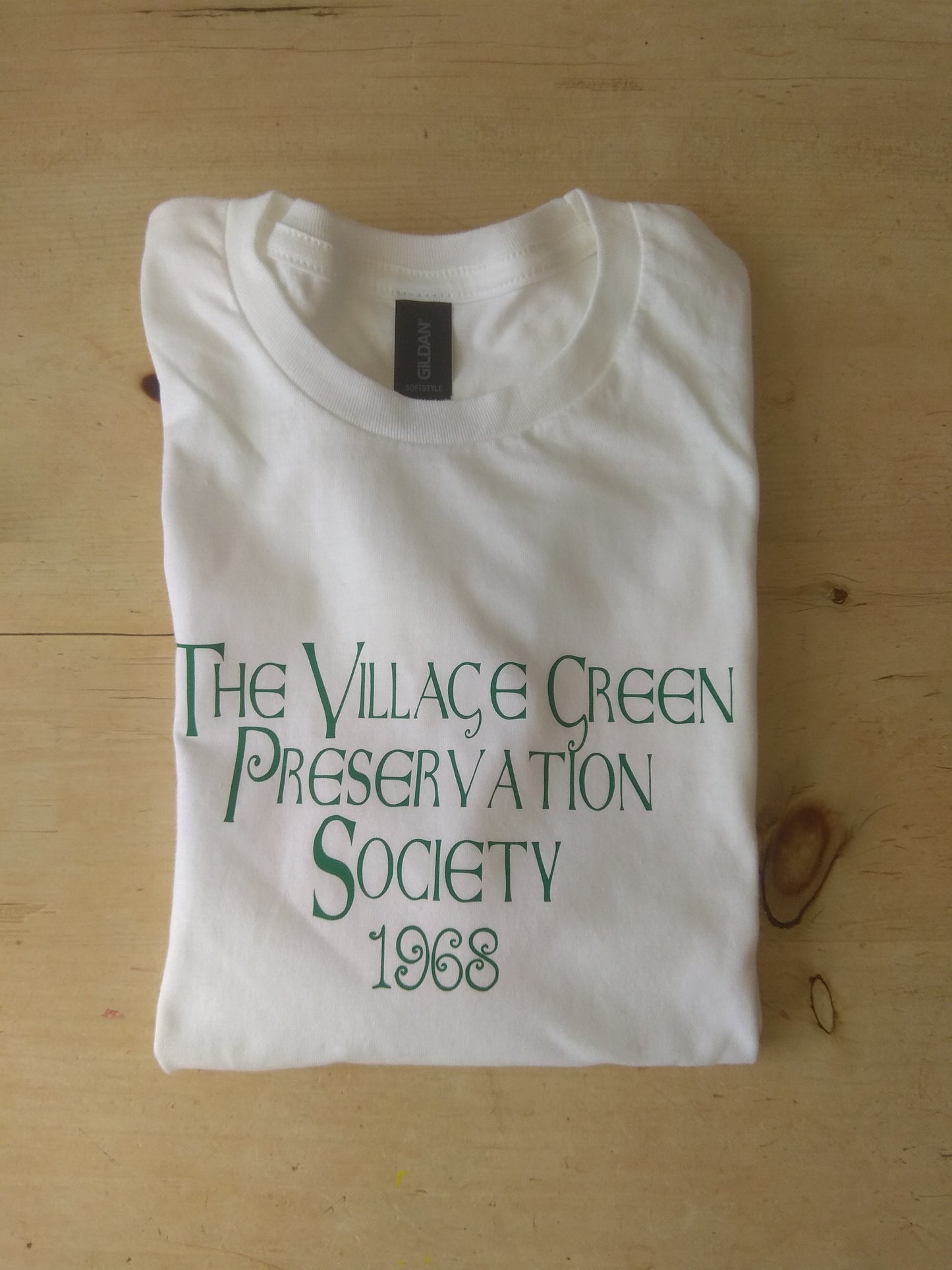 The Village Green Preservation Society T-Shirt - 60s, Rock, Various Colours