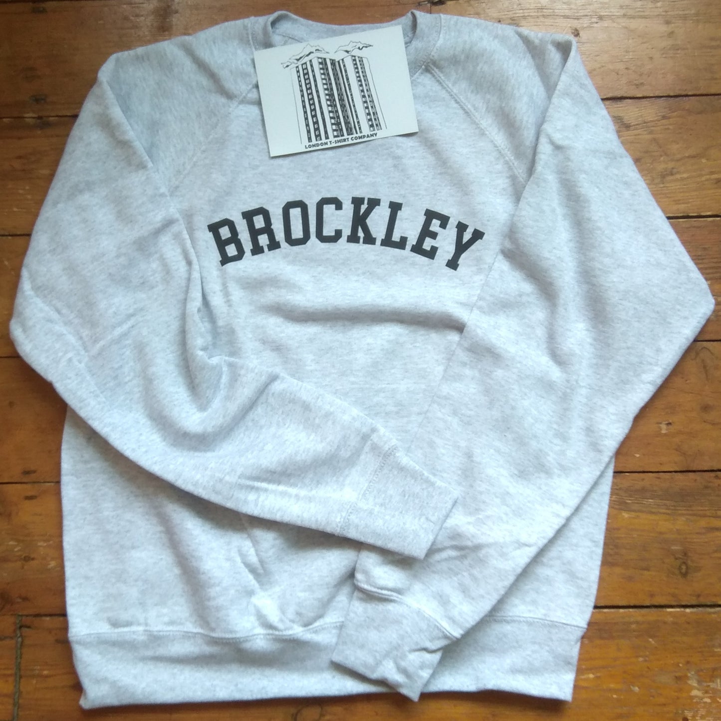 Brockley Sweatshirt - South London Souvenir, Retro Ivy League, Custom Print Add Your Area Name, Various Colours