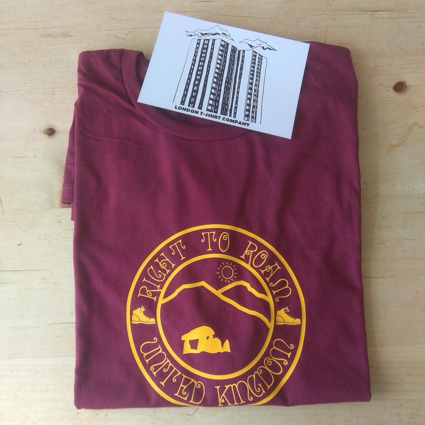 Right To Roam T-Shirt - Hiking, Protest, Trail, Various Colours