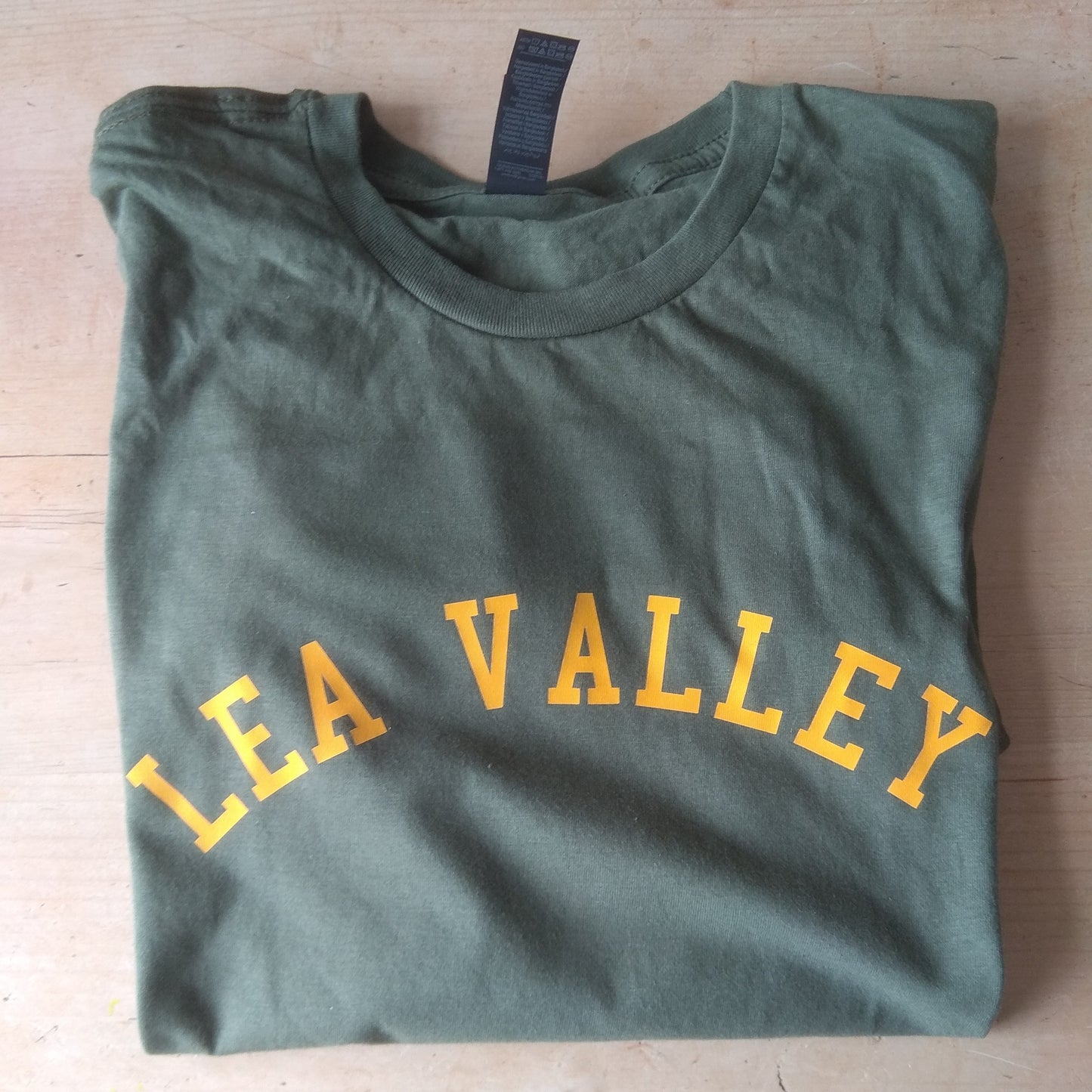 Lea Valley T-Shirt - Retro College Style Souvenir, Various Colours