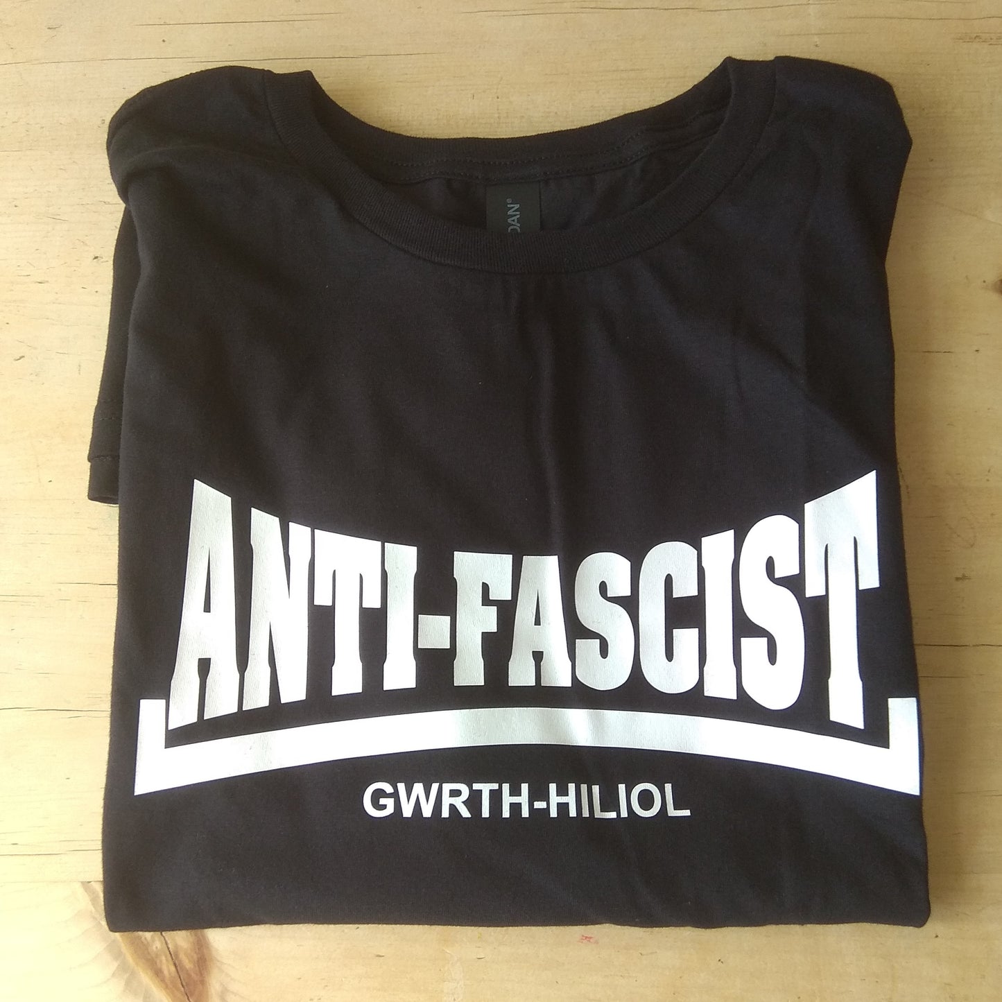 Anti Fascist T-Shirt - Custom Print Town Name, Protest Top, Various Colours