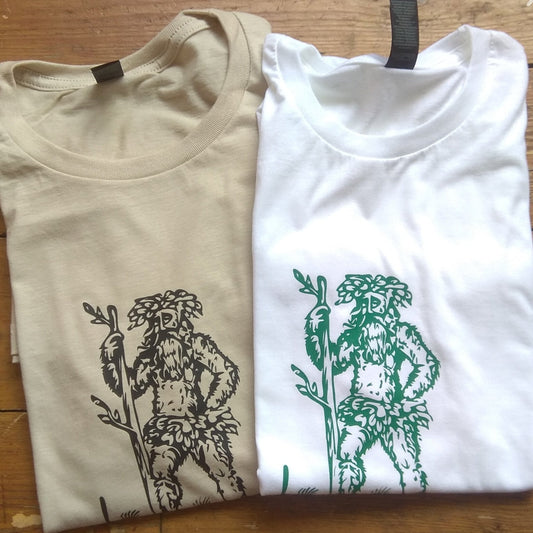 Woodwose T-shirt - Wild Man, Woodlands, Folk, Various Colours
