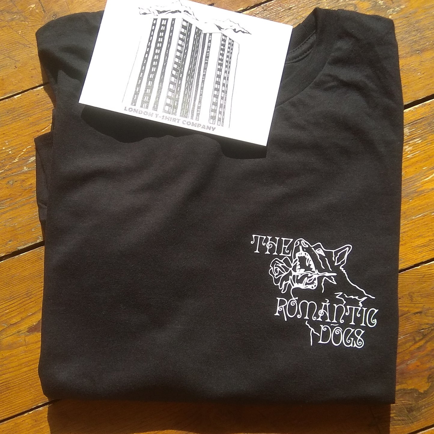 The Romantic Dogs Pocket Logo T-Shirt - Roberto Bolaño Inspired, S-XXL
