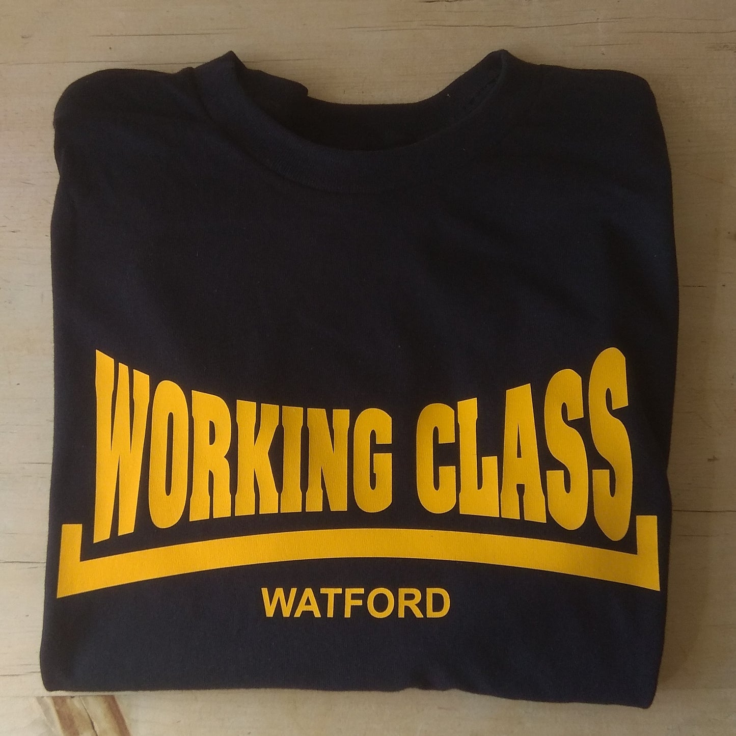 Working Class Logo T-Shirt - Custom Print Town Name, Punk, Various Colours
