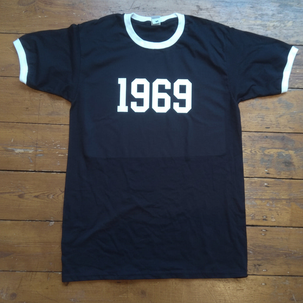 1969 Ringer T-Shirt - Reggae, Ska, Mod, Retro, 60s, Various Colours S-3XL