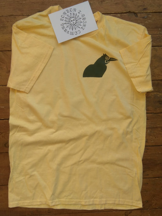 Rook T-Shirt - Crow Bird Sketch, Various Colours