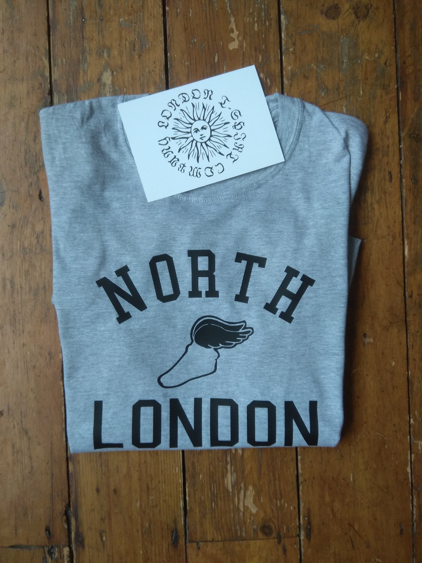 North London Retro Track T-Shirt - Running, College, Souvenir, Various Colours